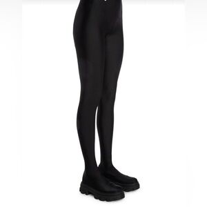 Pantboot Legging Boot Black One Piece Size 8 Chunky Shoe Pant S-L New Box